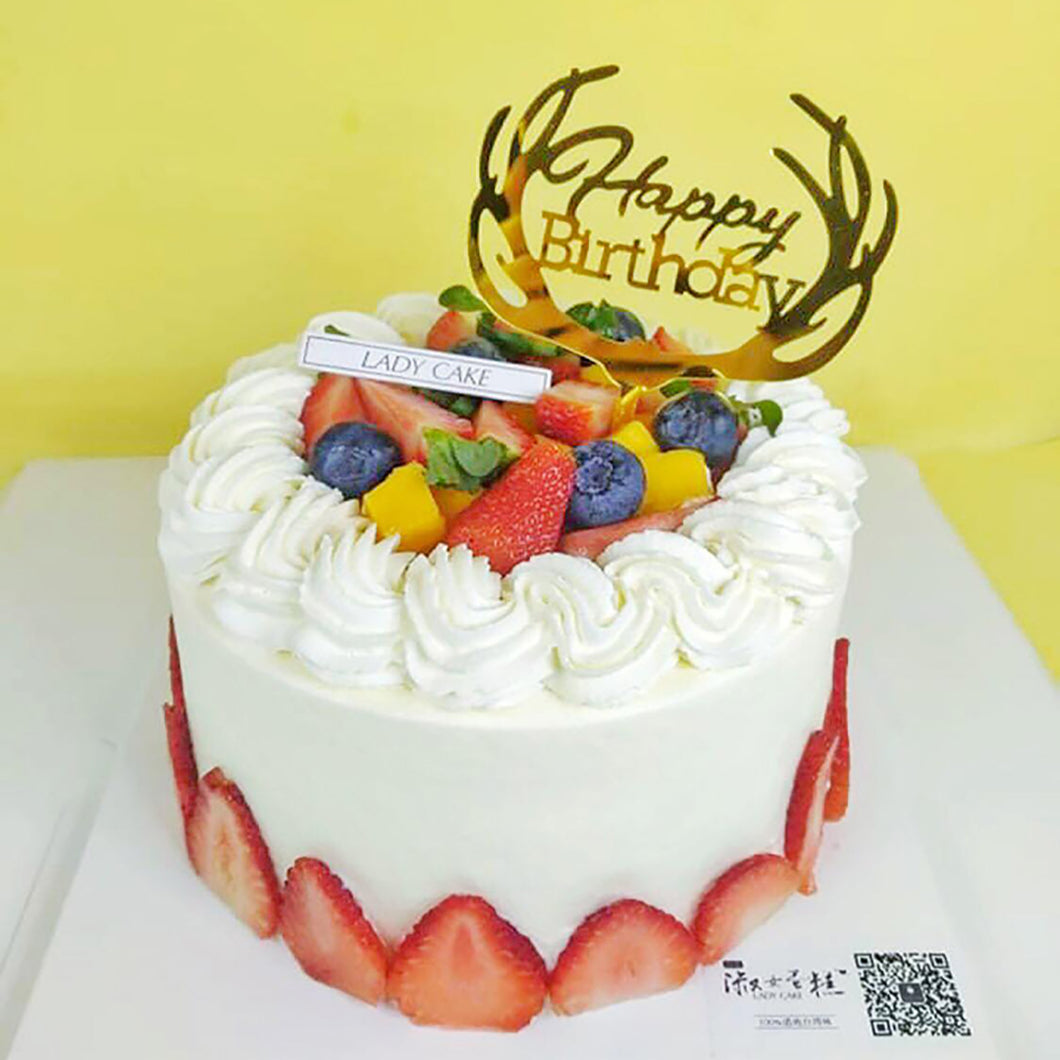 A6 Fruit Design cake