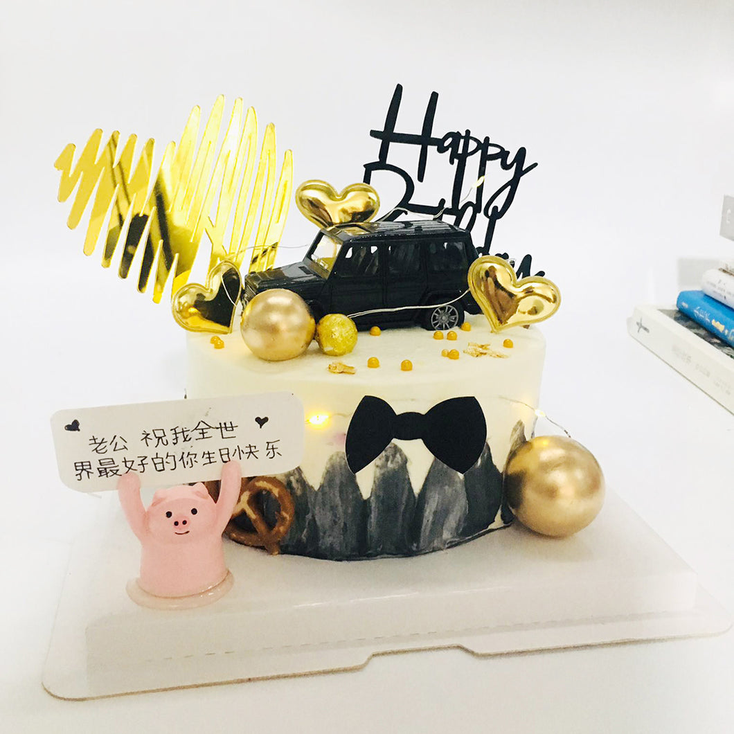 B60 men design cake