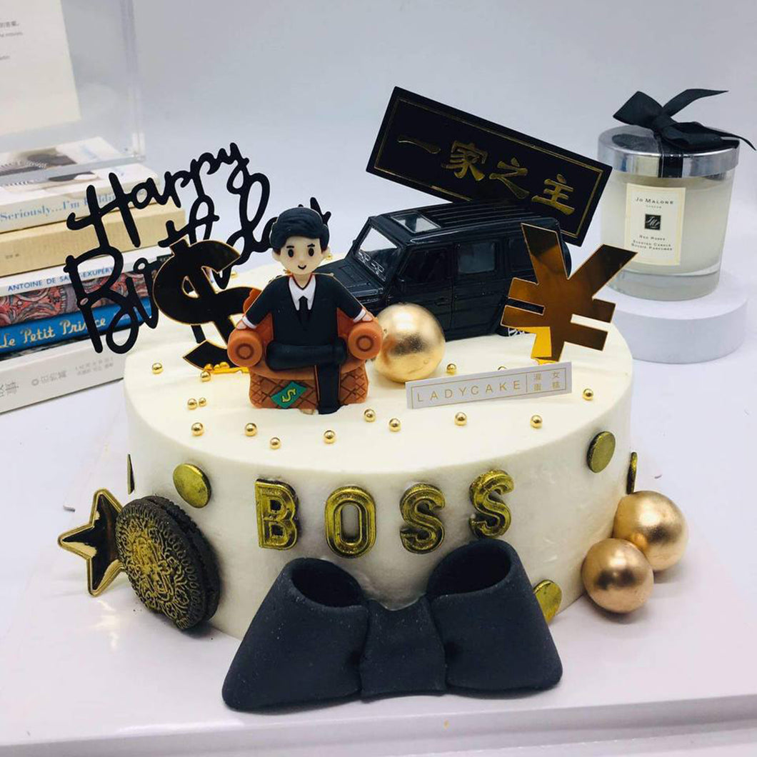 B65 men design cake